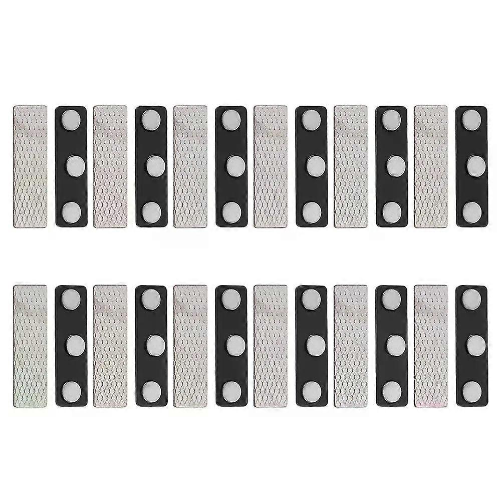 12 Pcs Name Tag Tags Backing Holder Magnets Badge Badges High Temperature Resistance