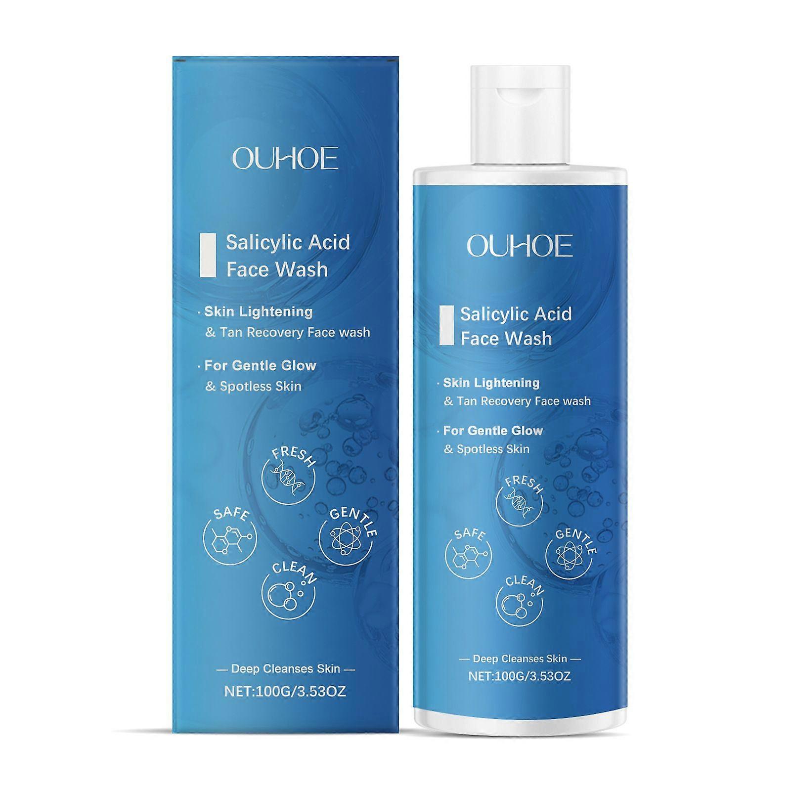 Gentle Moisturizing Facial Cleanser for Pore Cleansing and Acne Reduction Daily Facial Cleanser for All Skin Types, Deep Cleansing with Rich Foam