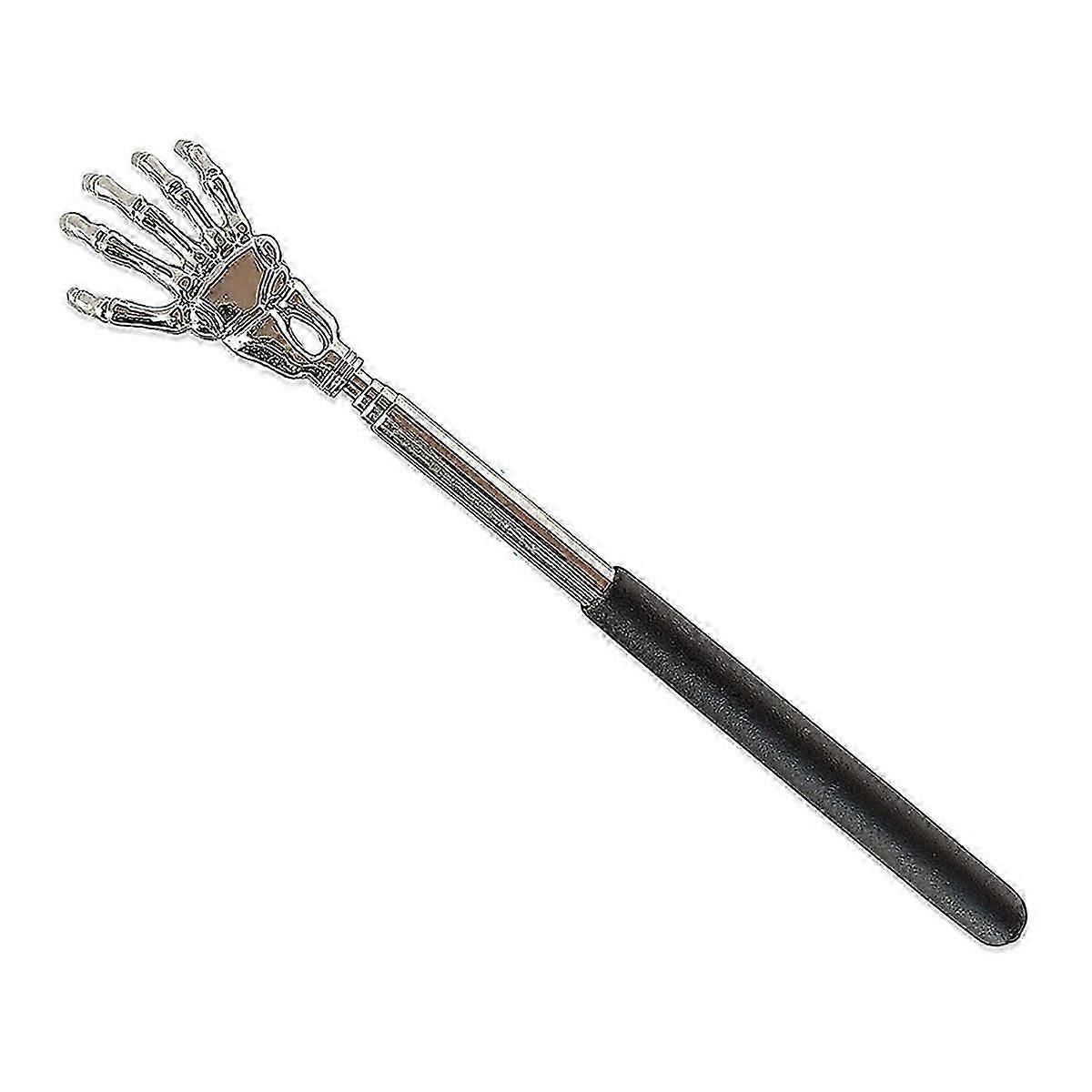 Back Scraper with Retractable Handle-Stainless Steel Skeleton Handle