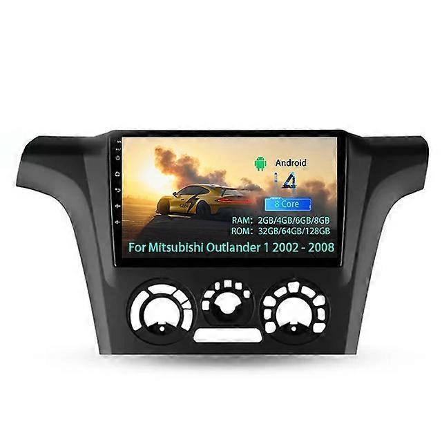 Android Car Radio For Mitsubishi Outlander 1 2002-2008 Head Unit Carplay Auto Navigation DVD Stereo