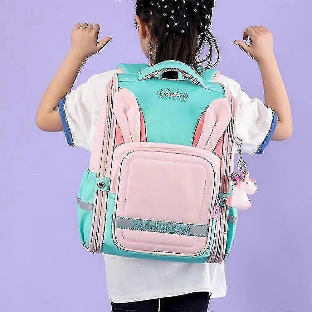 Sac d’école léger École primaire Fille Sac à dos de grande capacité