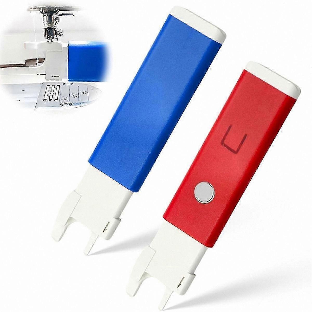2 Pack Automatic Sewing Needle Threader for Quick and Easy Threading