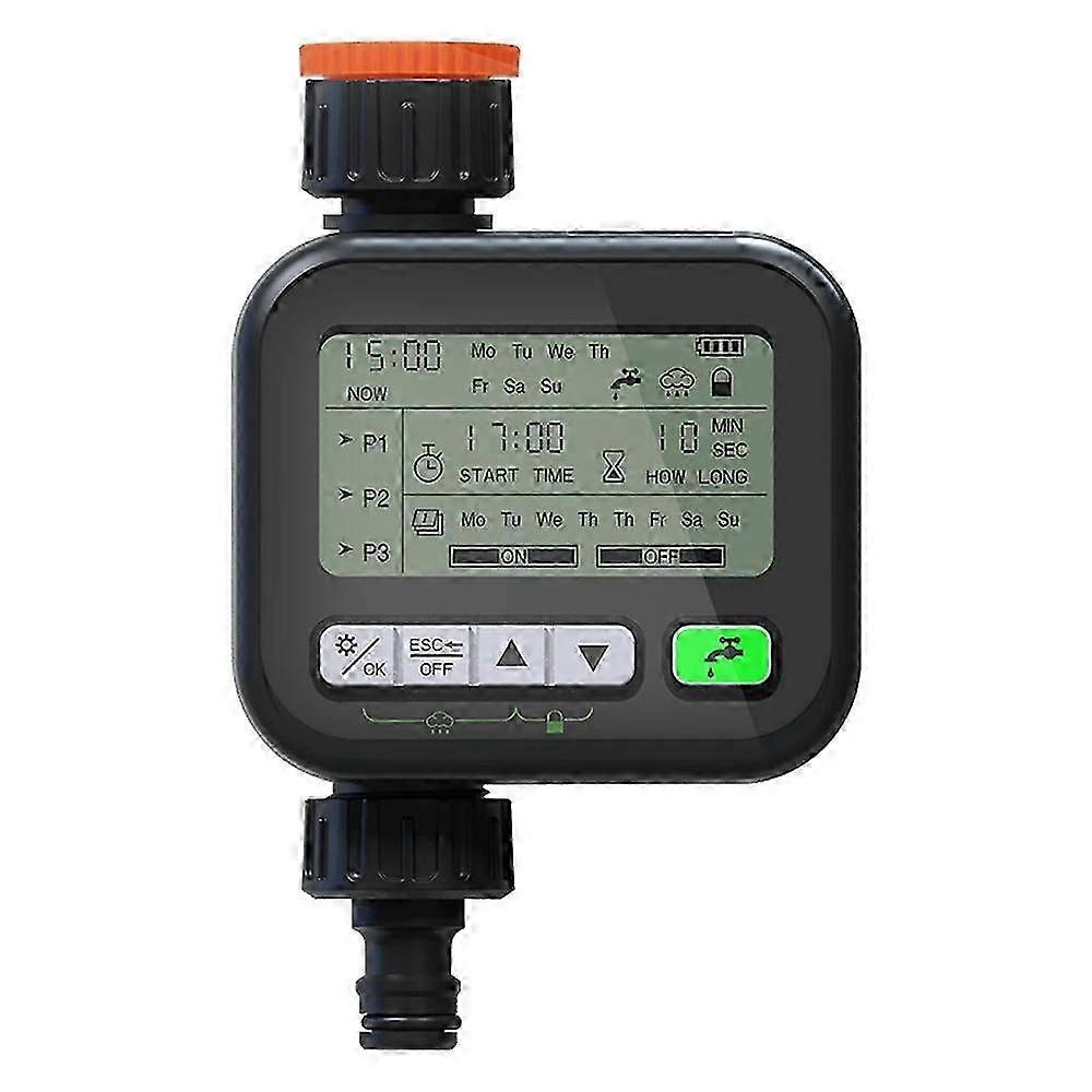 Gardening Timer Automatic Watering Device Garden Balcony Watering Device Intelligent Irrigation System Controller Black 2025