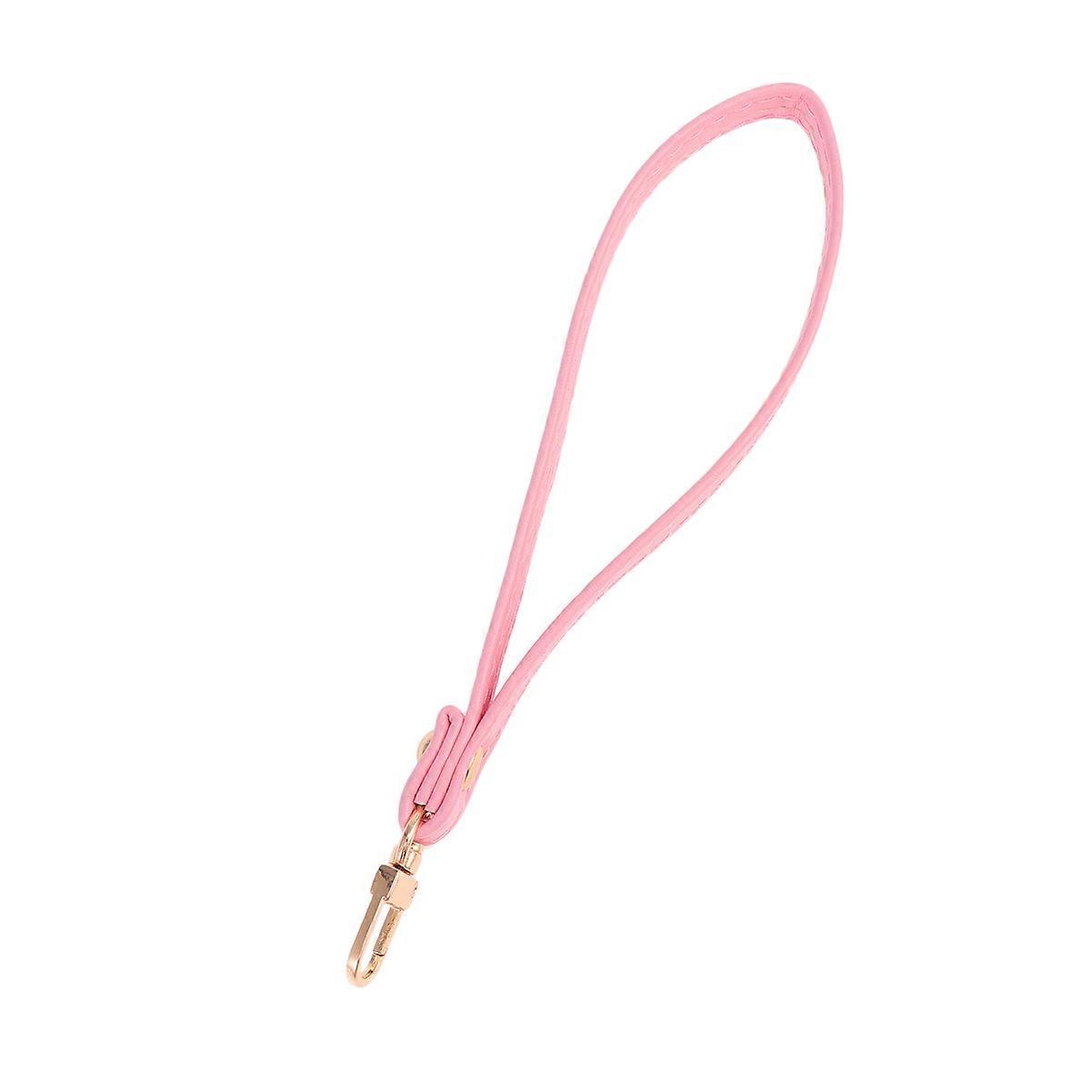 Keychain Hand Strap for Bag Replacement Pink PU