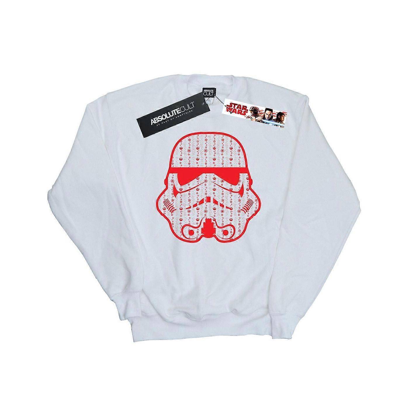 Star Wars Hommes Noël Stormtrooper Casque Sweatshirt