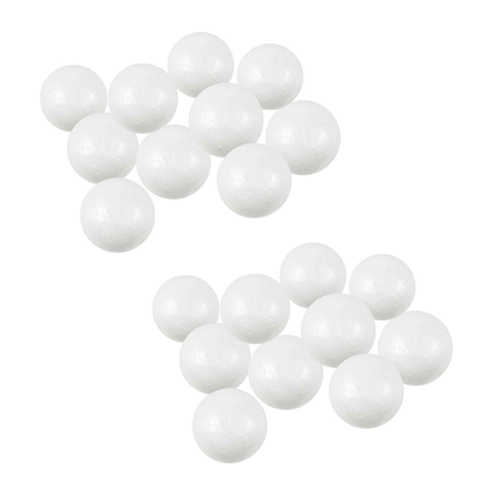 20 x Modelling Craft Polystyrene Foam Ball Sphere 6cm---White