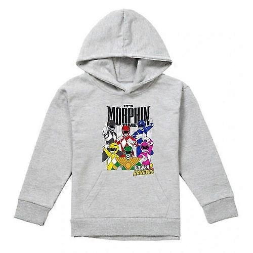 Power Rangers Childrens/Kids It's Morphin Time Heather Pullover Hoodie