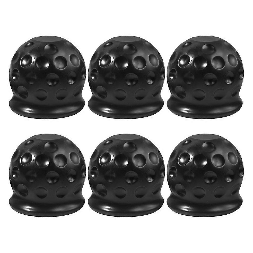 Trailer Ball Cover for Towball Protection 6Pcs Durable PVC Hitch Protector