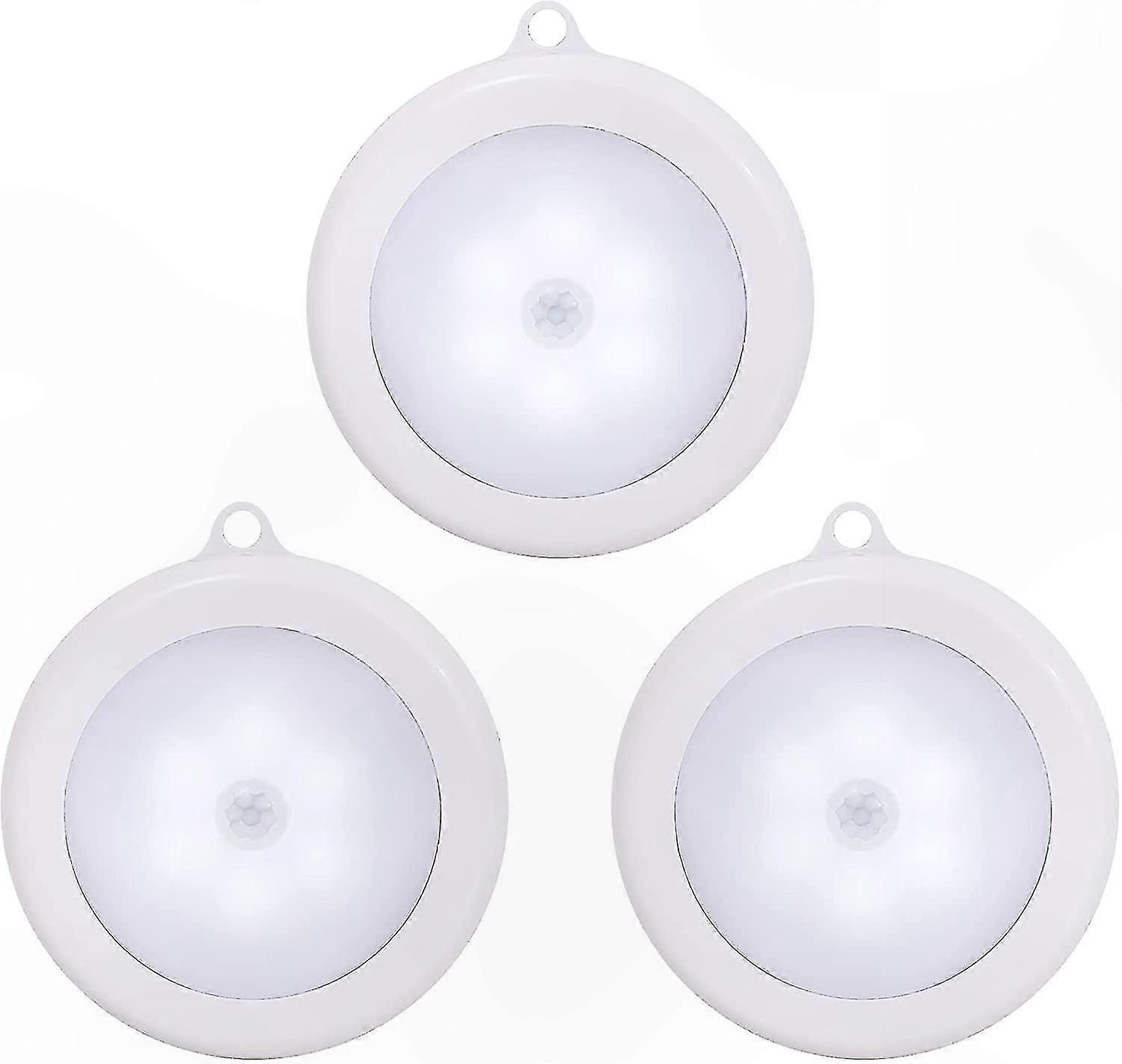 LED Motion Sensor Night Light for Indoor Cabinet Use Stick-On Battery Operated Lighting Solution