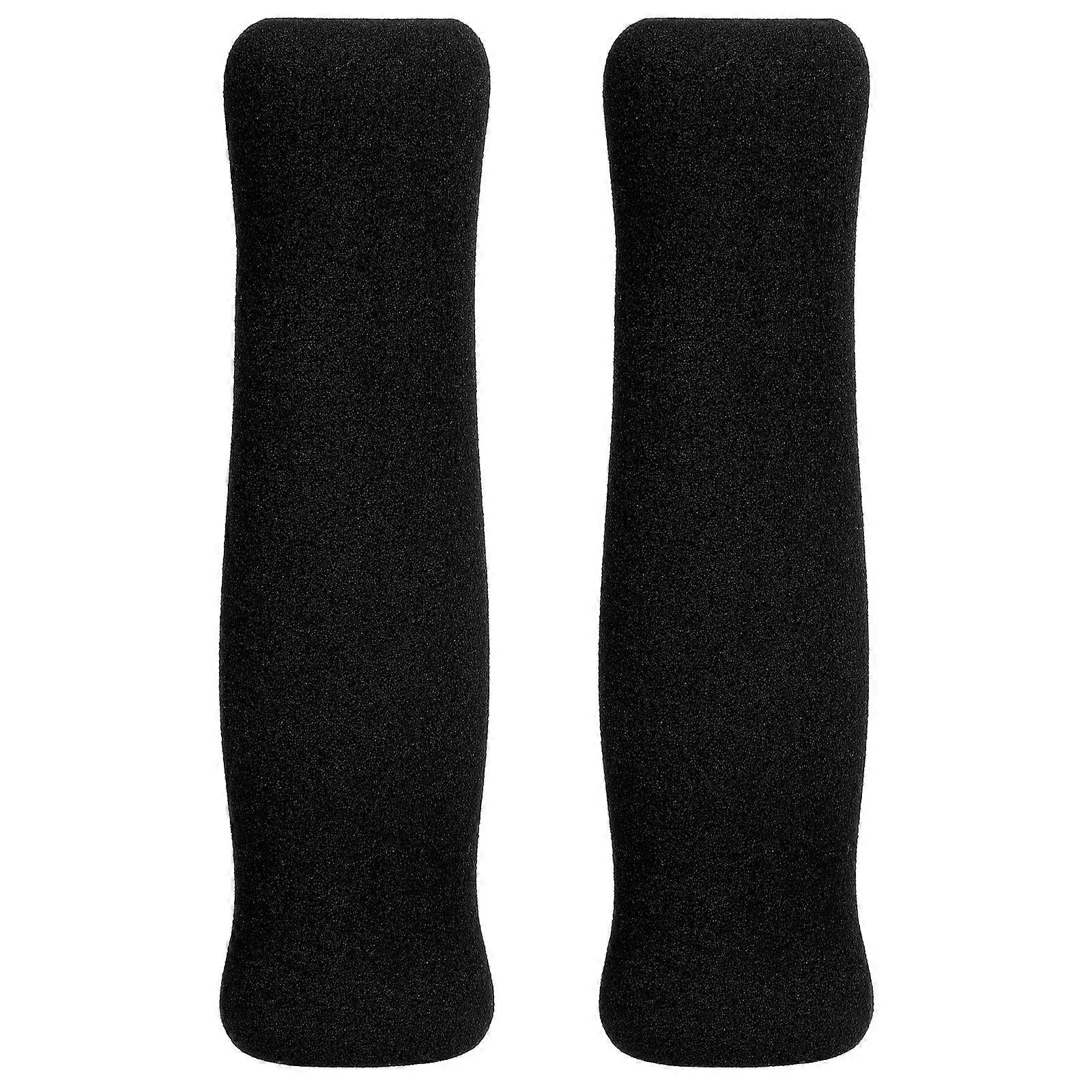 Dark Grey Cane Handle Grip Replacement for Walking Sticks Non-Skid Grips 2Pcs
