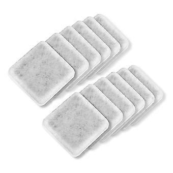 Pet Water Fountain Charcoal Replacement Filters for Petmate Replendish Gravity Water Dispenser Filters for Dog Cat 12PCS
