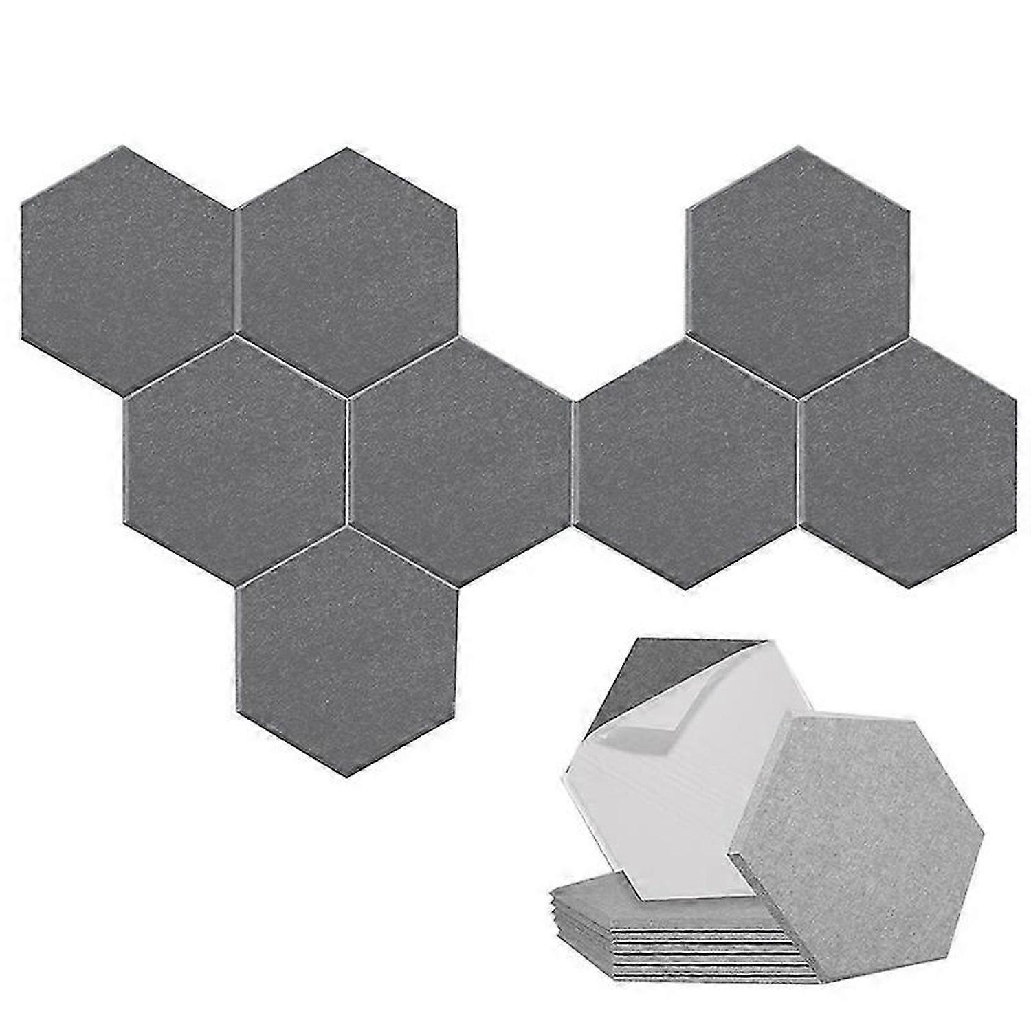 8 Pack Self-Adhesive Hexagonal Acoustic Panel,Sound Absorbing Panel for Studios/Recording Studios/Of