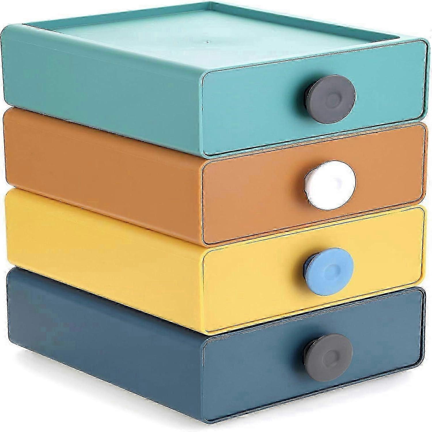 Desk Organiser, Stackable Desk Drawers, Desk Organiser, Set Of Drawers, Table Top, Cosmetic Storage, Desk, Worktop