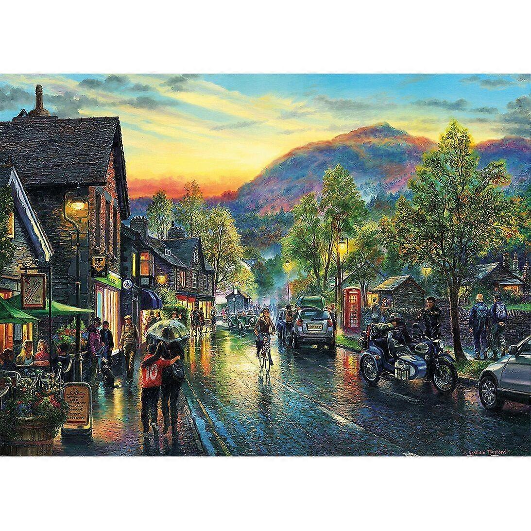 Gibsons Grasmere by Twilight Jigsaw Puzzle (1000 Pieces)