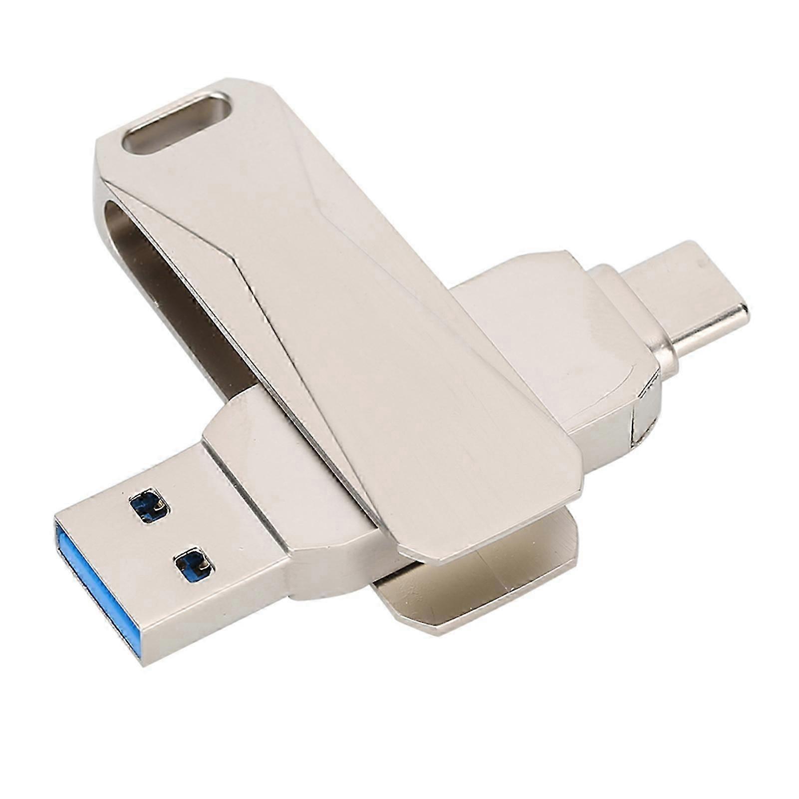 128GB Dual Interface Flash Drive High Capacity Memory Stick for Data Storage