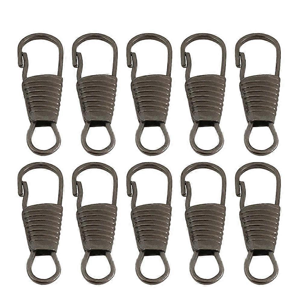 Black Functional Zipper Puller for Shoes 10Pcs DIY Zipper Head Accessories