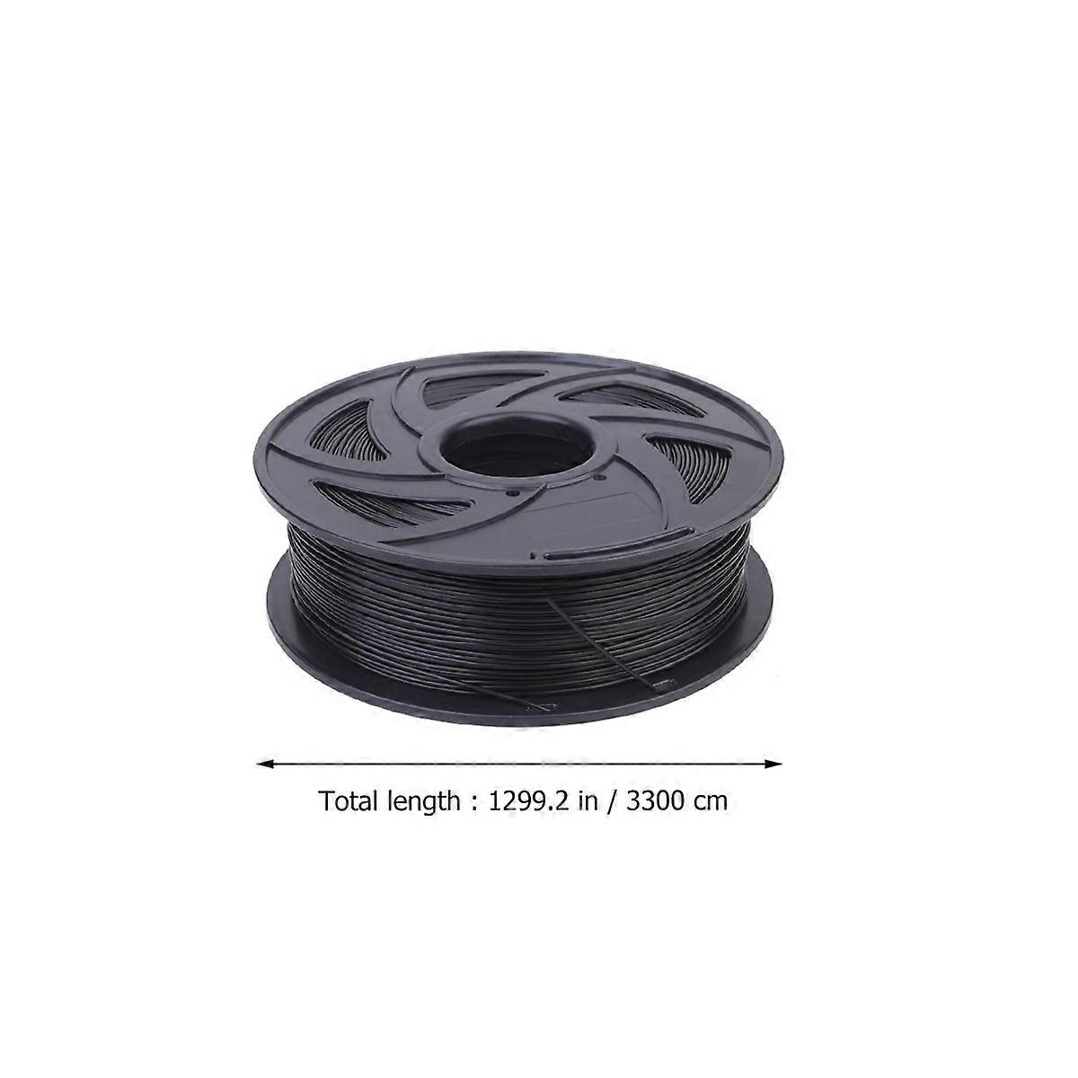 3D Printer Filament Pla Silk for Printing 3Pcs Black Material