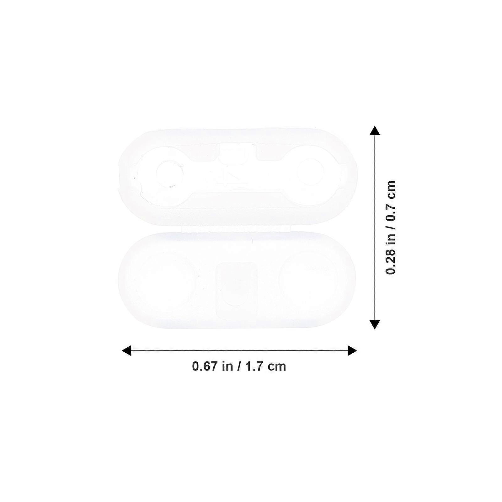 Connector Clips For Vertical Blinds 60 Pcs Clear Bead Buckles Ideal For Vertical Curtain Usage 1.70X0.7X0.7CM