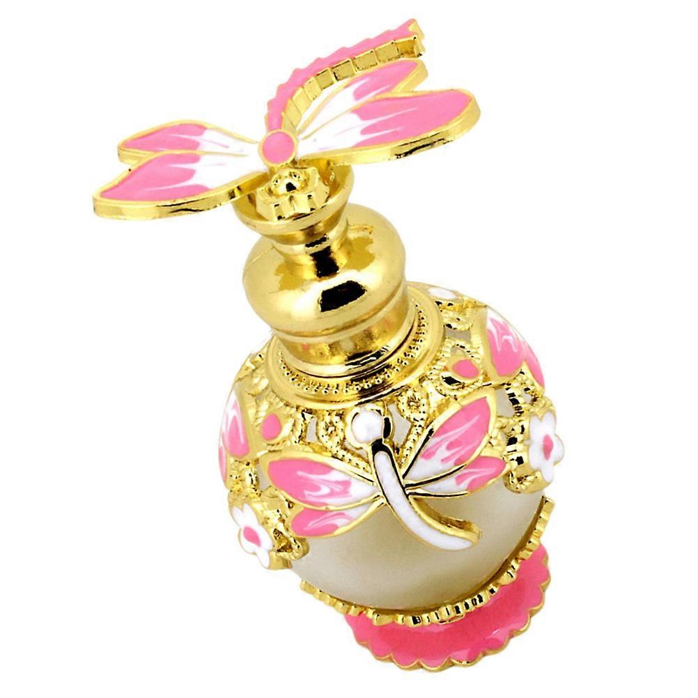 Essential Oil Container Glass Perfume Bottle for Storage 3Pcs Pink Bottles
