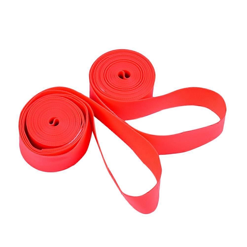 Tyre Cushion Rim Tape 26 for Bike Use 6Pcs Red Tires Protector Liners