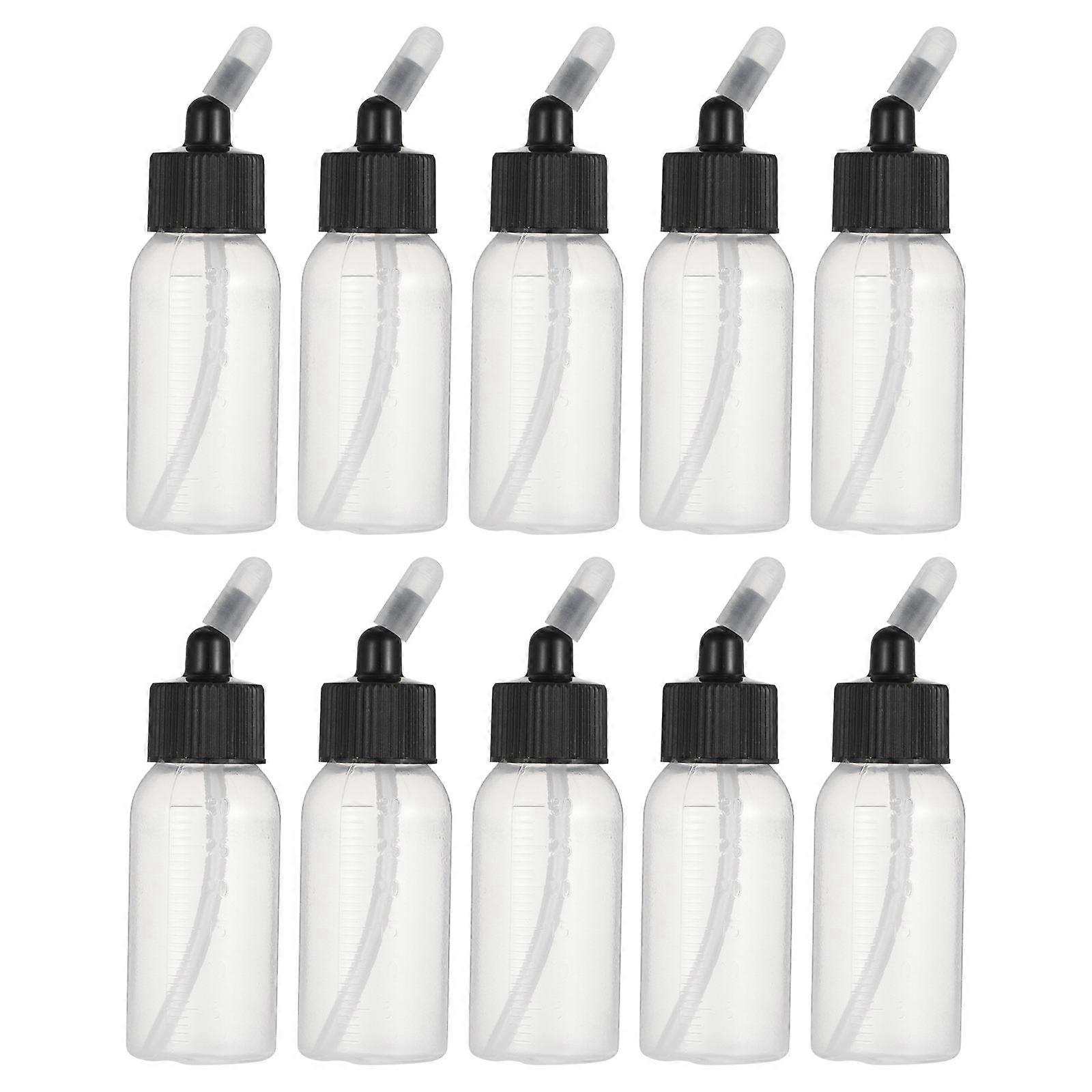Paint Bottle Dispenser Transparent Airbrush Bottles for Paint 20Pcs