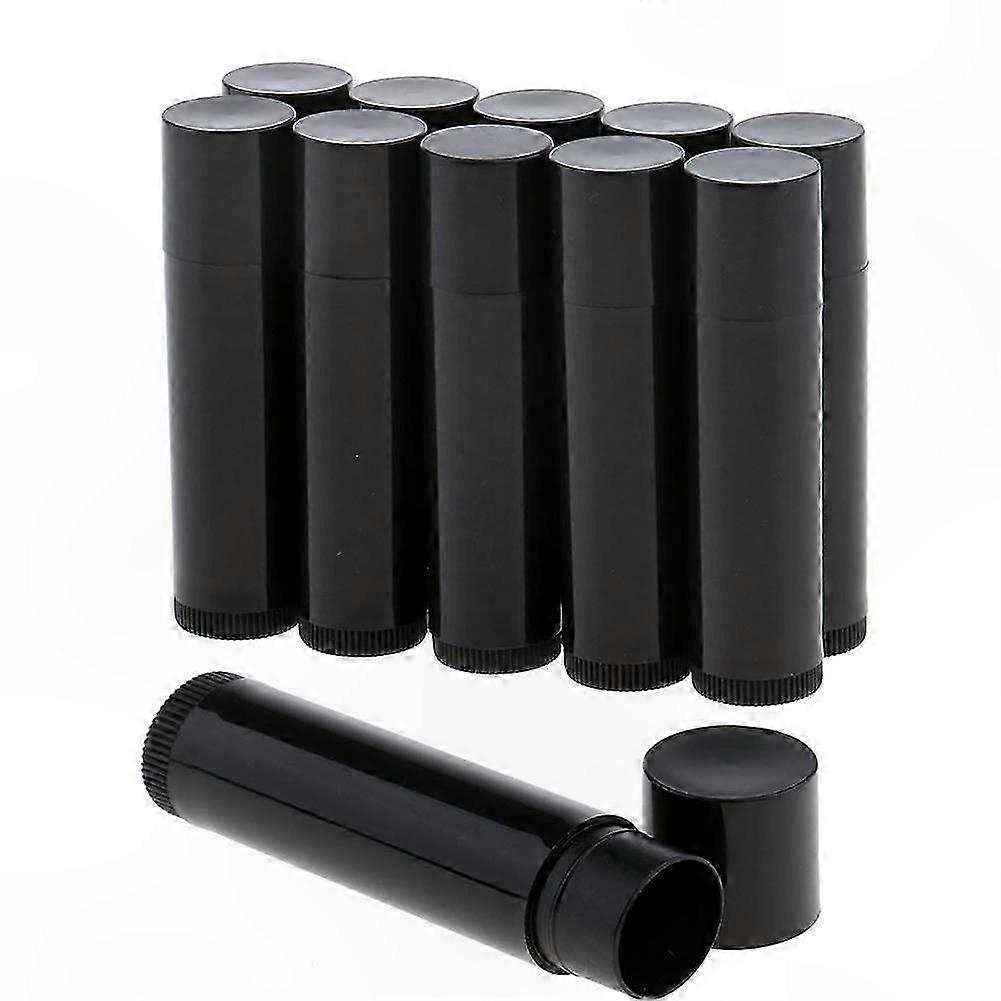50 Pieces Empty Lip Balm Tubes with Caps, DIY Plastic Lip Balm Containers
