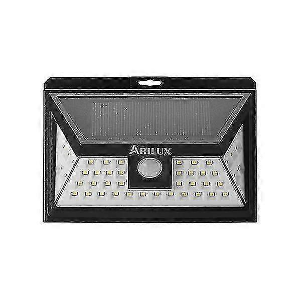 Outdoor Waterproof Wall Lamp with 44 LED PIR Motion Sensor - Solar Powered Wide Angle Lighting for Various Uses