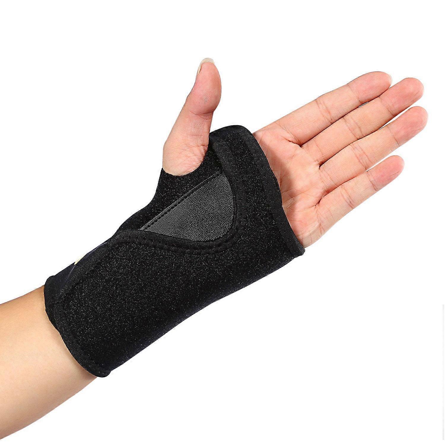 HURRISE Breathable Left Hand Wrist Brace, Adjustable, Black