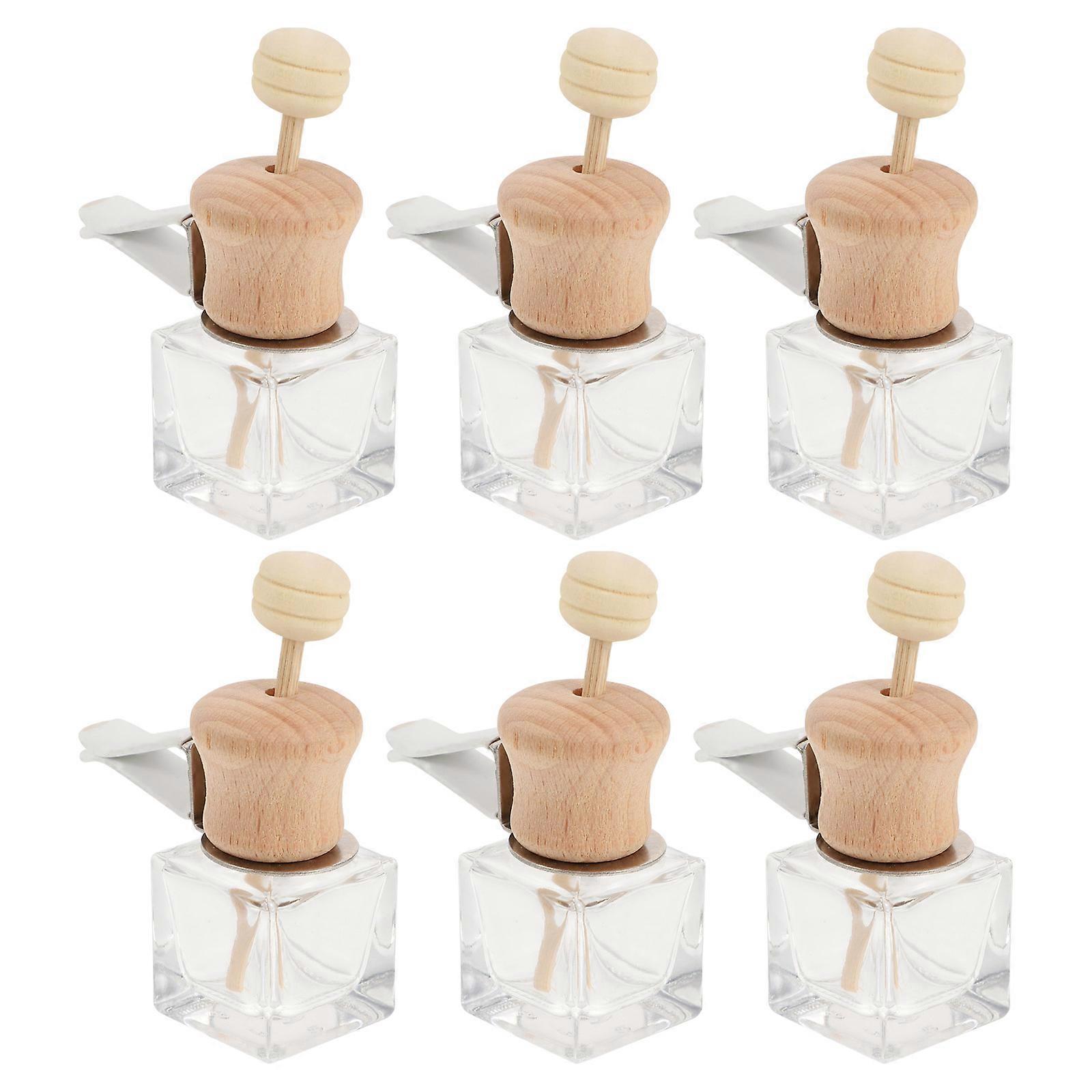 Rotatable Perfume Containers Assorted Color 6Pcs Air Freshener Room Use