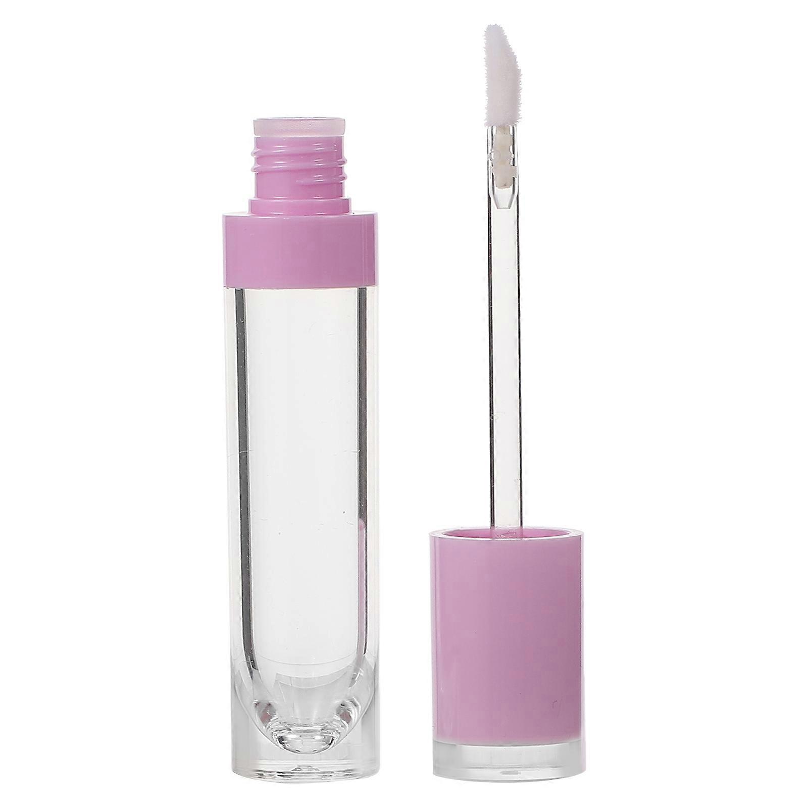 Empty Lip Gloss Tubes Plastic for Storage 8Pcs Lightweight Purple Containers