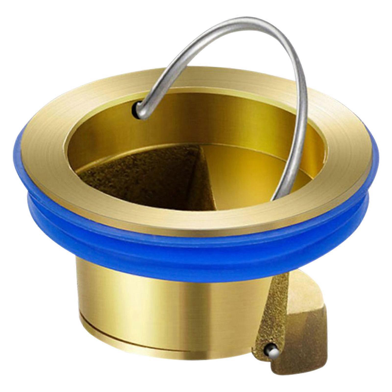 5Pcs Sewer Backflow Prevention Floor Drain Core Ideal For Homeowners Plumbers Copper Material With Gravity Self-sealing Design