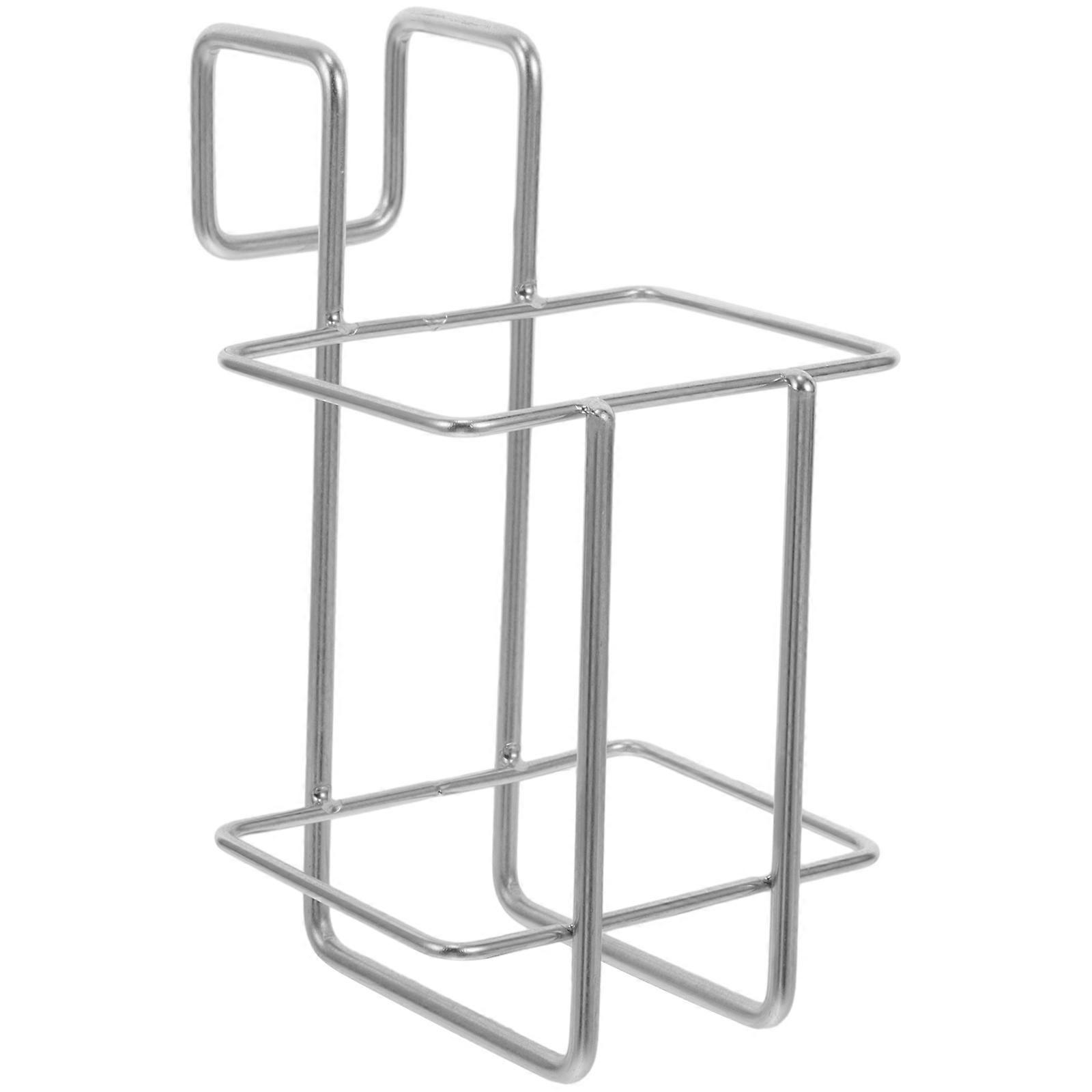 Hanging Cups Rack 3Pcs Rectangular Storage Solution For Bathroom Accessories With Innovative Hook Design