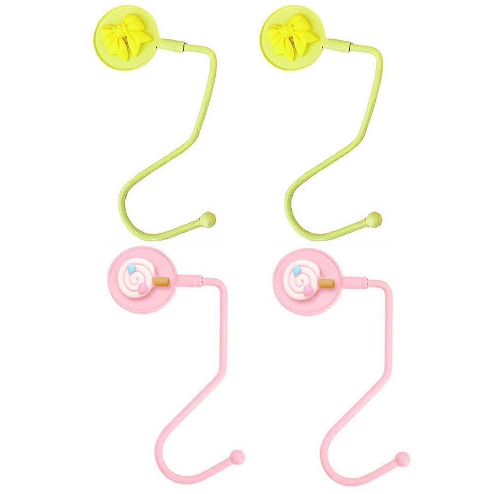 Desk Purse Hook 16 Pcs Hook For Handbag Assorted Color Perfect For Hanging Keys Umbrella Towel In Home Or Office