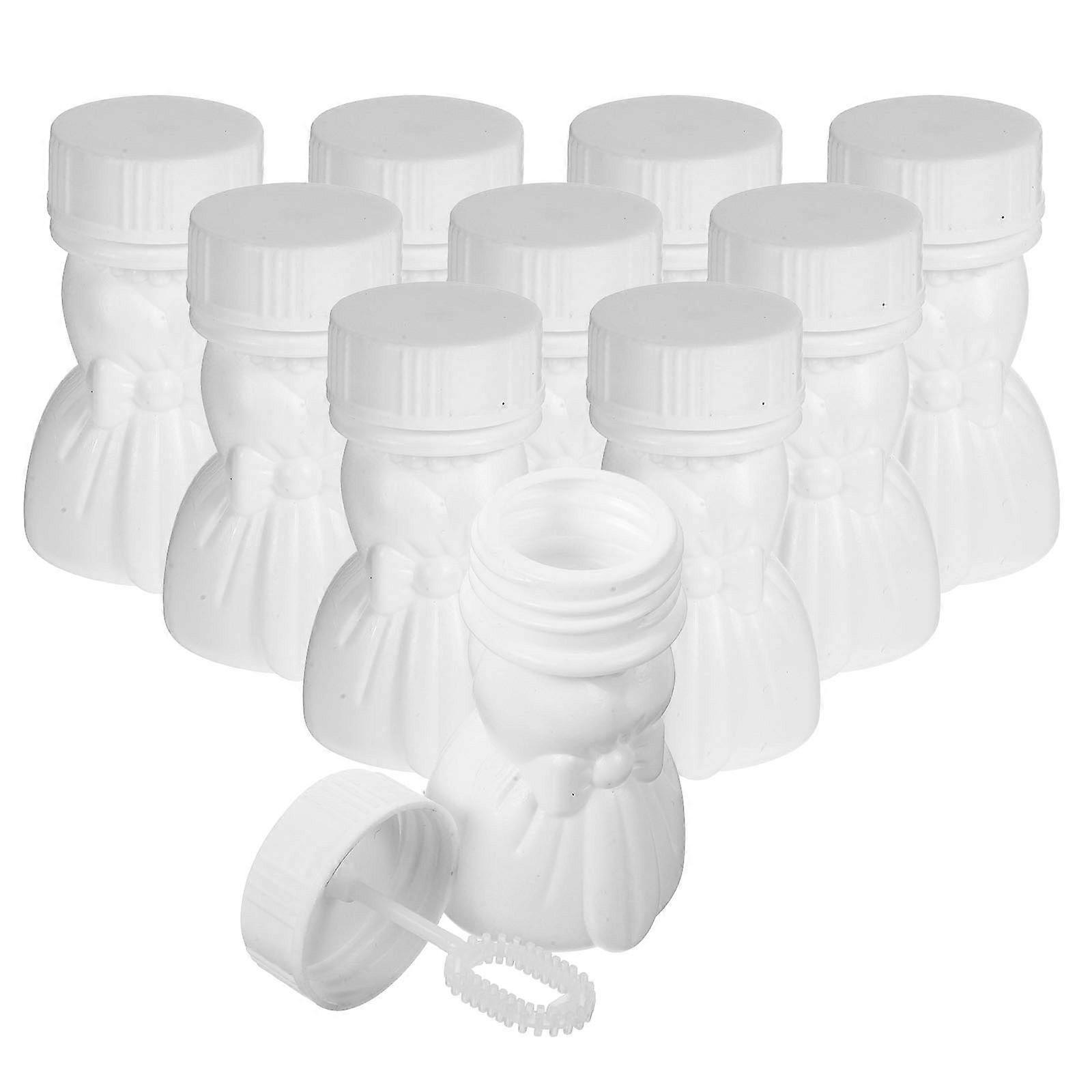 Tiny Bottles 10Pcs Small Bubble Bottles Perfect For Christmas Parties 6.2X3.7X3.2CM Outdoor Entertainment Multi-Functional