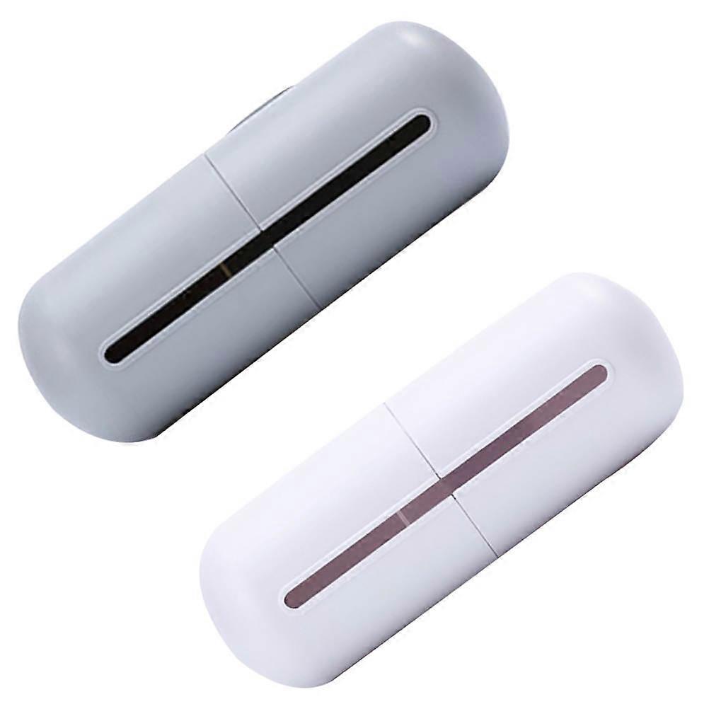 Trash Bag Container Capsule Shape Wall-Mount 2Pcs for Kitchen Use