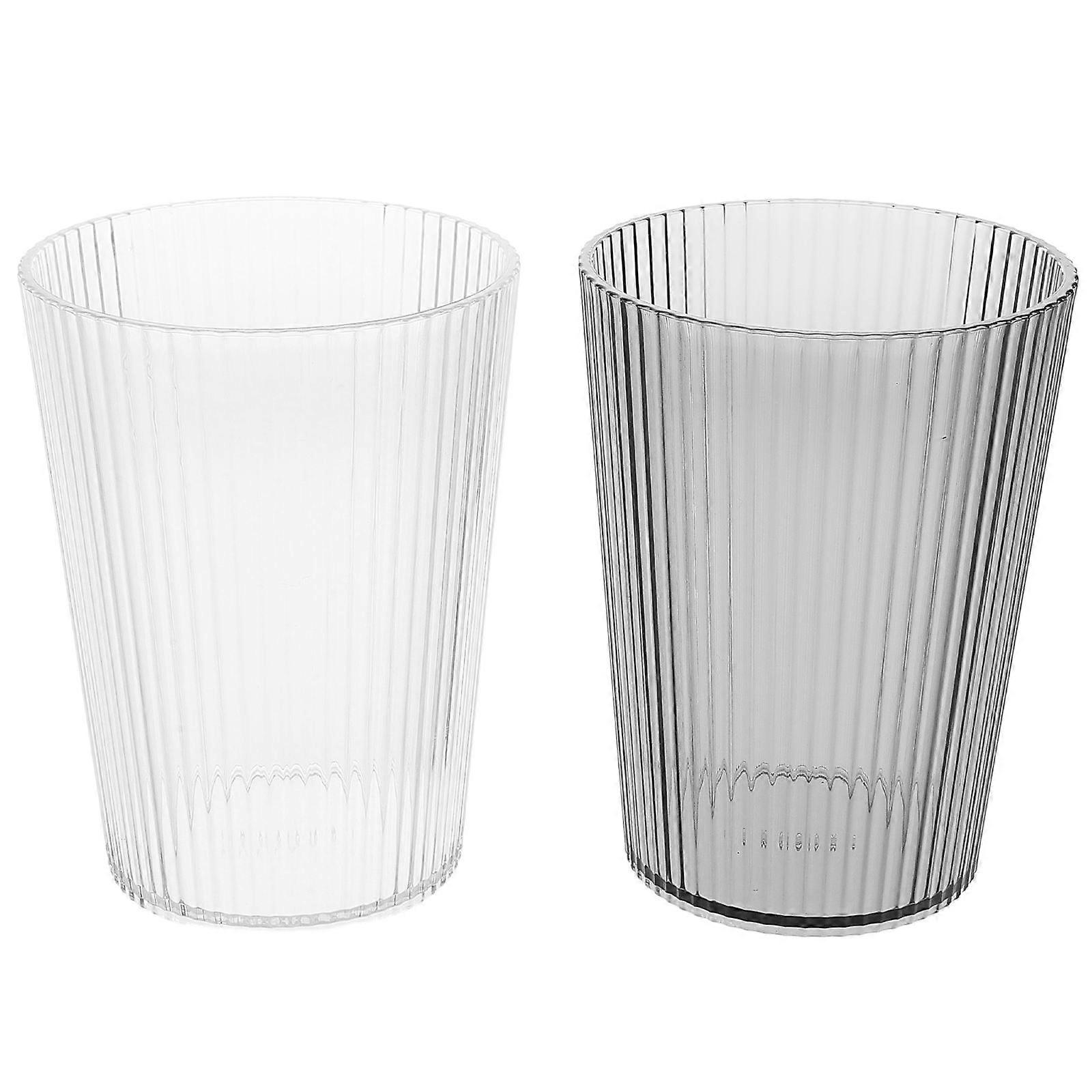 Reusable Plastic Couple Toothbrush Storage Cup for Bathroom Cleaning 6Pcs