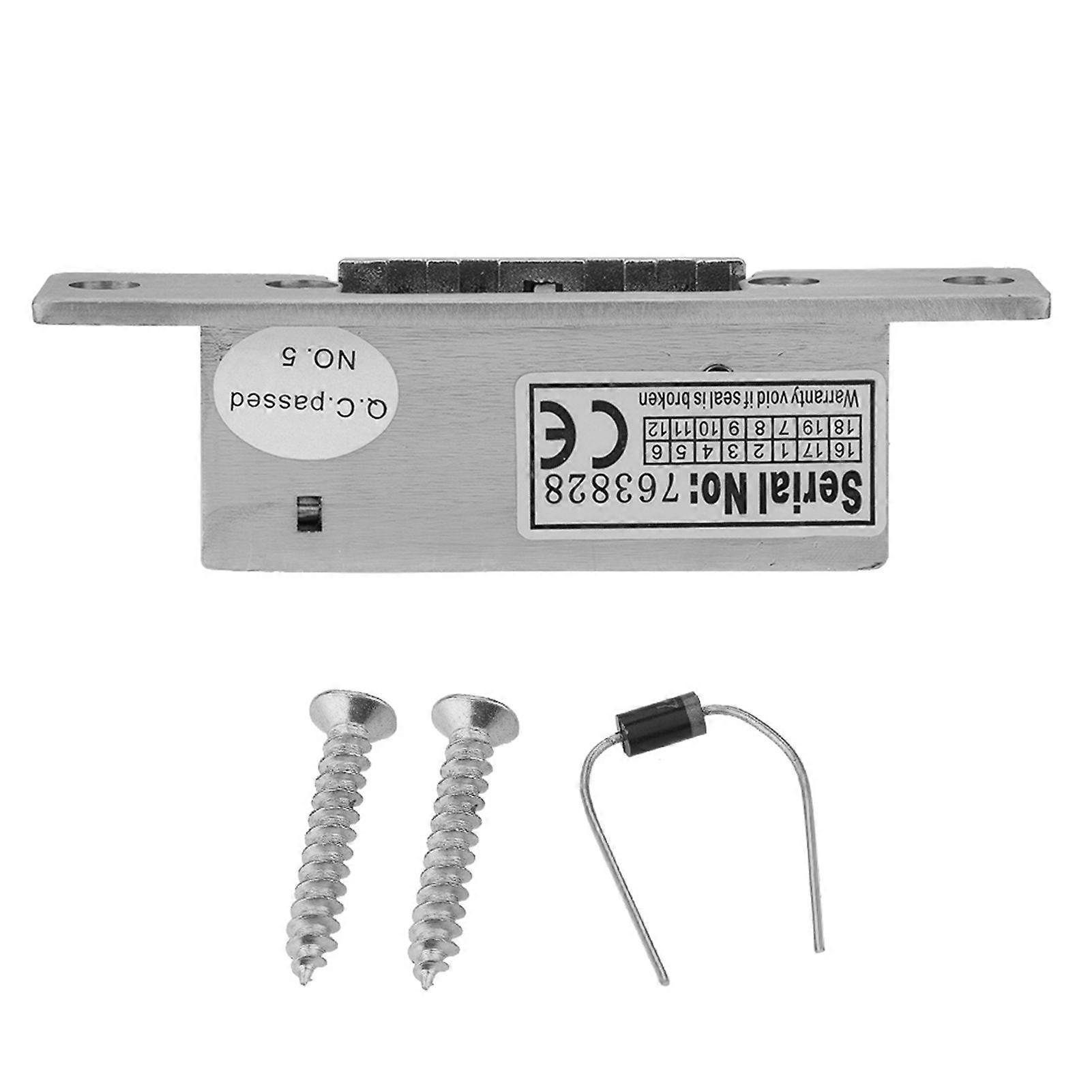 Adjustable Narrow Type Electric Strike Door Lock Double Unlock Mode Access Control Lock