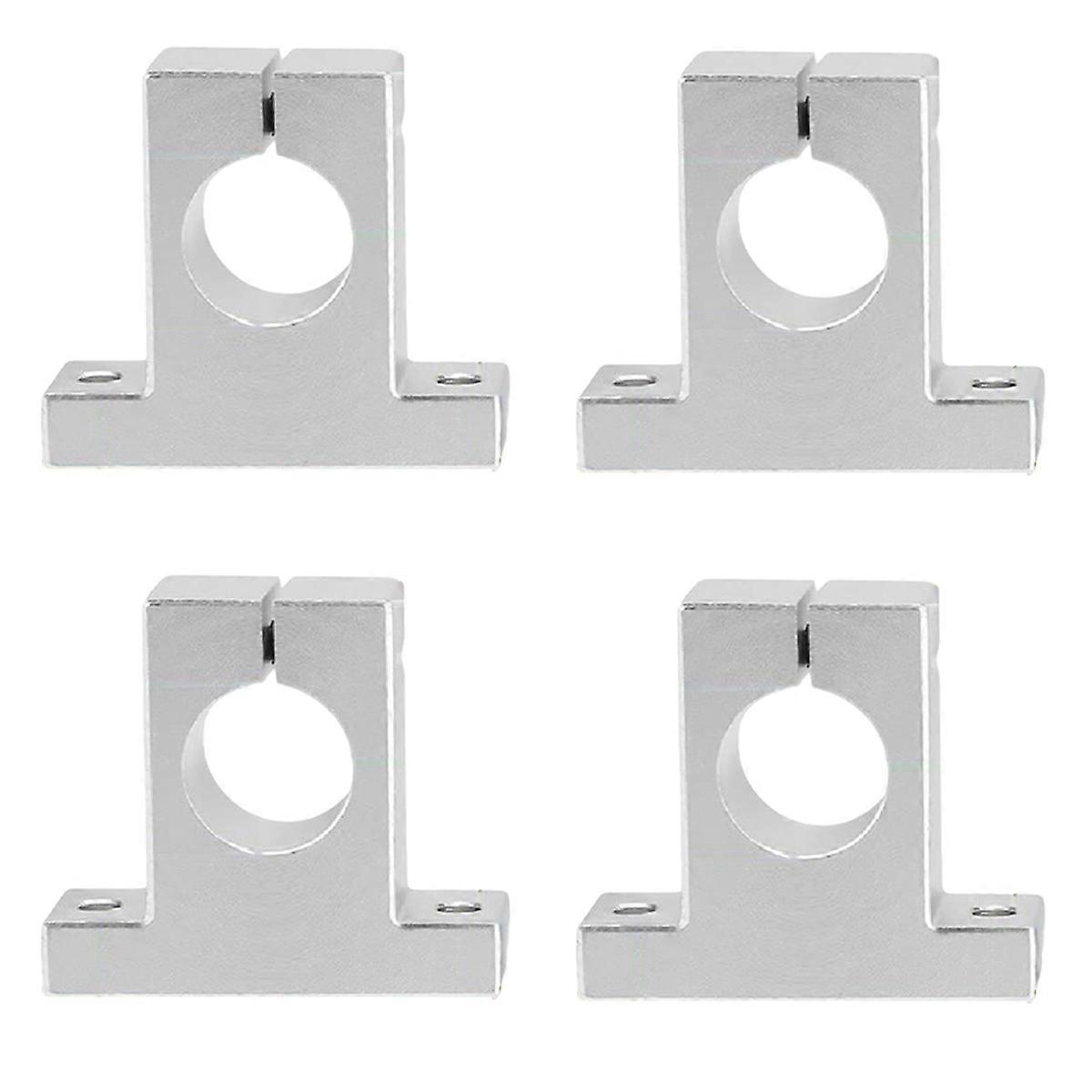 2 Pcs Linear Motion Rail Clamping Rod Rail Guide Support Shaft Bracket Coupling Mount