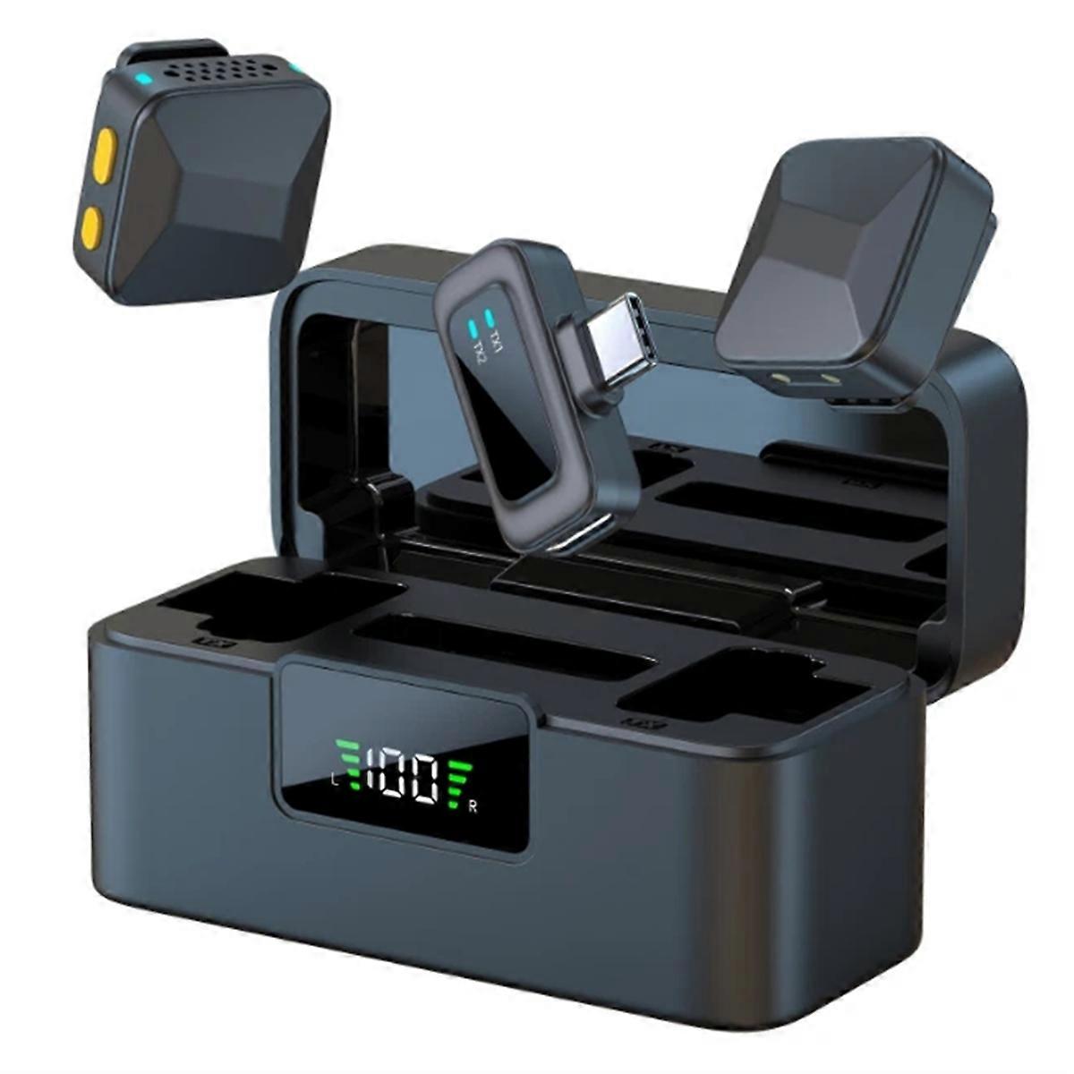 Lavalier Mic Type-C BT Noise Cancelling