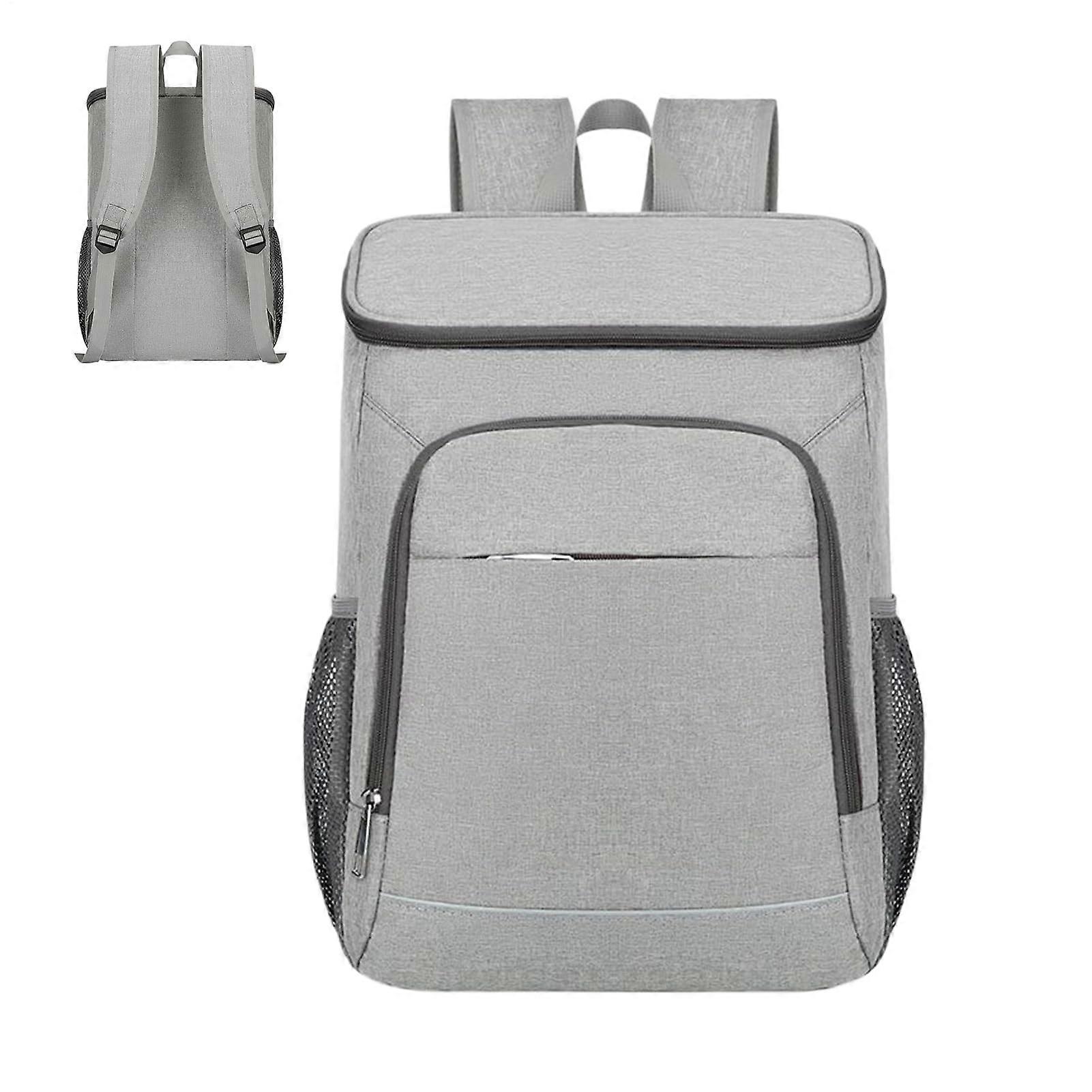 Backpack Lunch Bag 50L LeakProof Insulated, Waterproof Backpack For Beach, Picnic, BBQ, Camping, Travel, Hiking, Grey