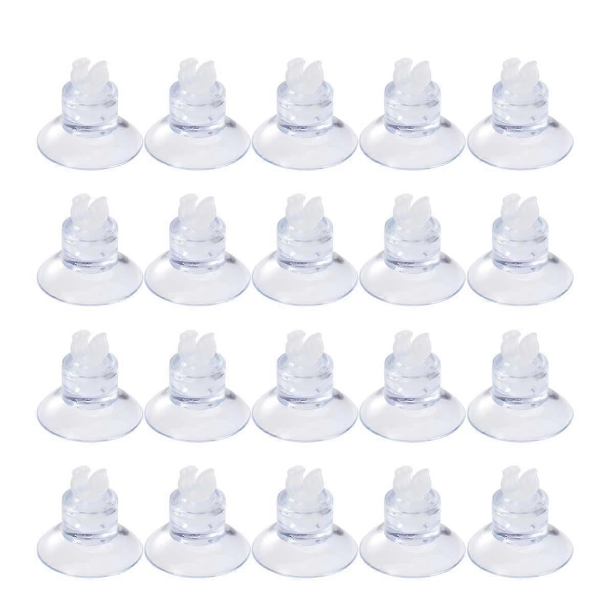 Aquarium Airline Tube Holders 60Pcs Durable Clips For Secure Attachment On Glass Surfaces In Fish Tanks