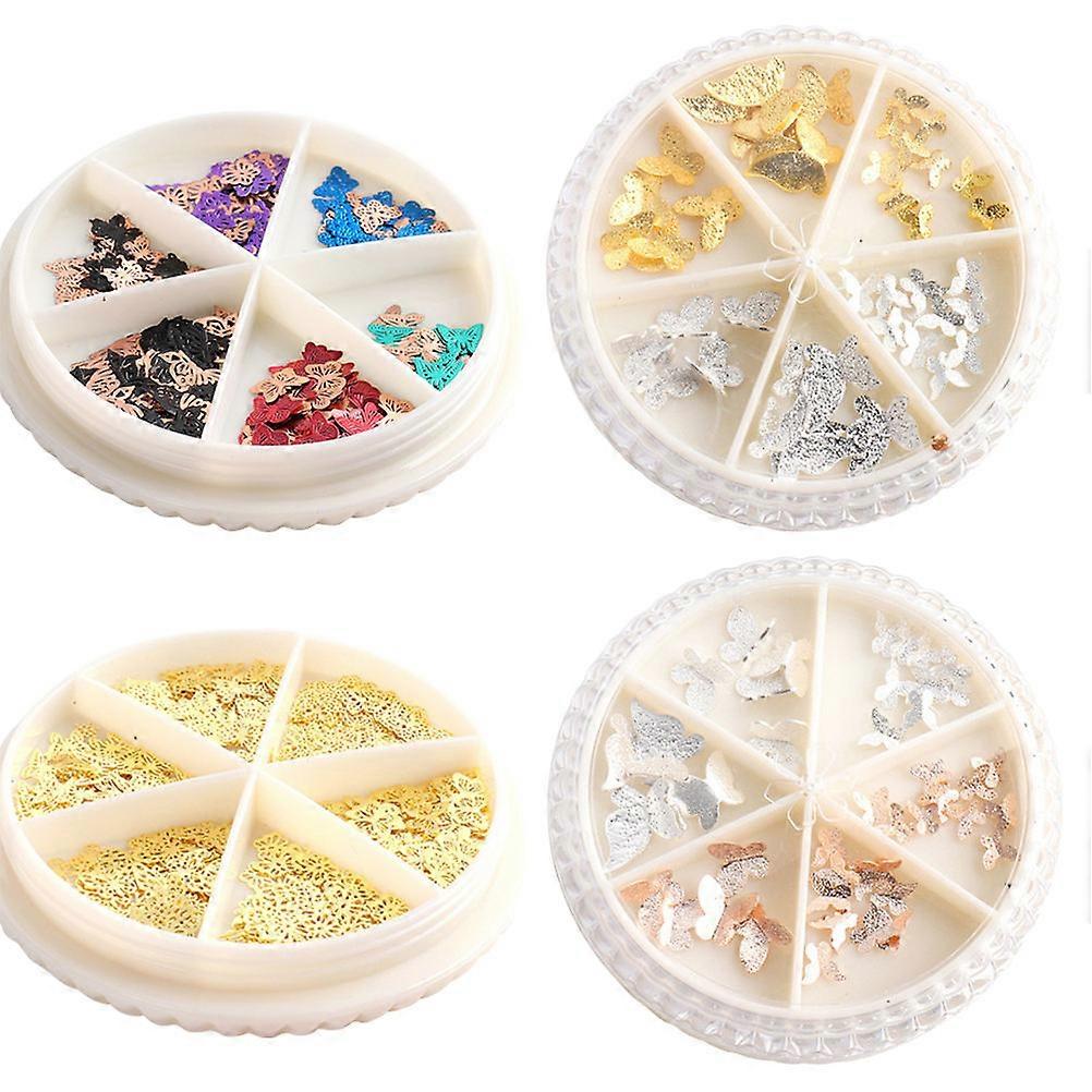 Alloy Nail Decor Manicure Patches for Nail Art Use 12 Boxes Collection
