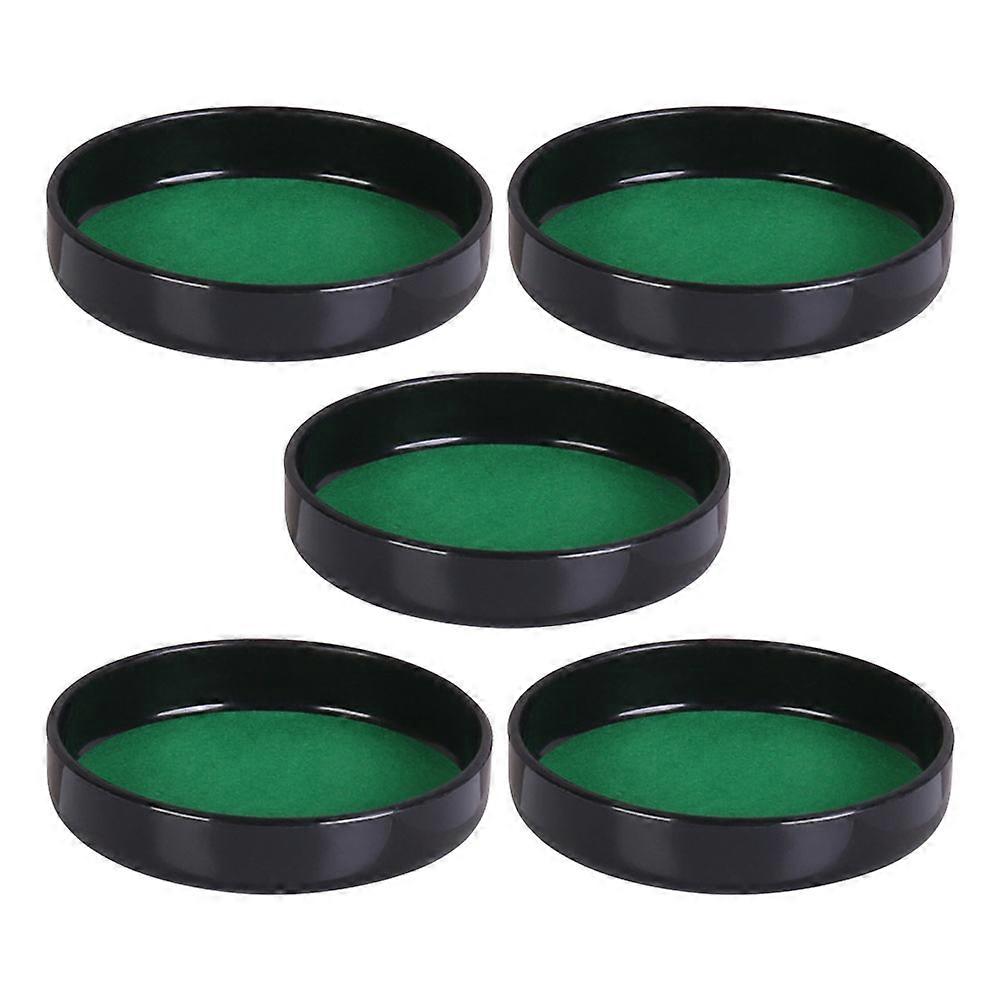 Green Shaker Bottom Lid for Game Accessories 5Pcs Plastic