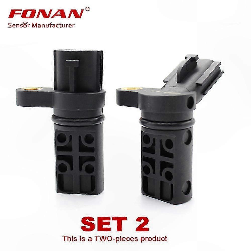 2-Pack Camshaft Crankshaft Position Sensor Compatible with  6 Cyl 4.0L Engines VQ40DE A29632 A29640 23731AL61A