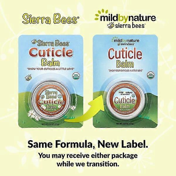 Mild By Nature, Sierra BeesÃÂÃÂ¢ÃÂÃÂÃÂÃÂ¢, Cuticle Care Balm, Geranium, Orange & Lemongrass, 0.6 oz (17 g)
