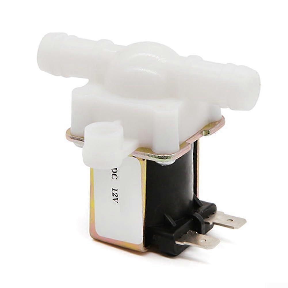 Plastic Water Solenoid Valve DC12V/24V Normally Open 12mm Inlet BuiltIn Filter Hot Liquid Up To 100C Flow Control