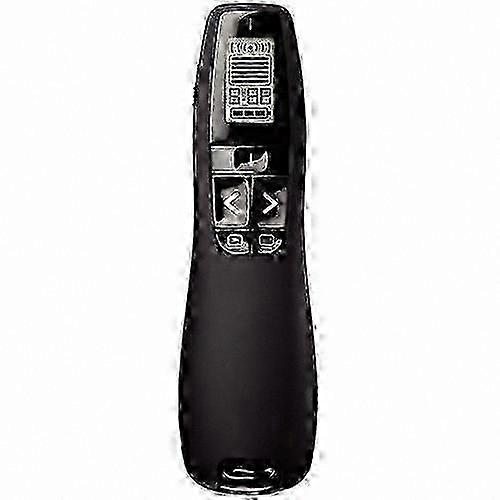 Wireless USB Presenter with LCD Display and Green Laser Pointer for PowerPoint Presentations