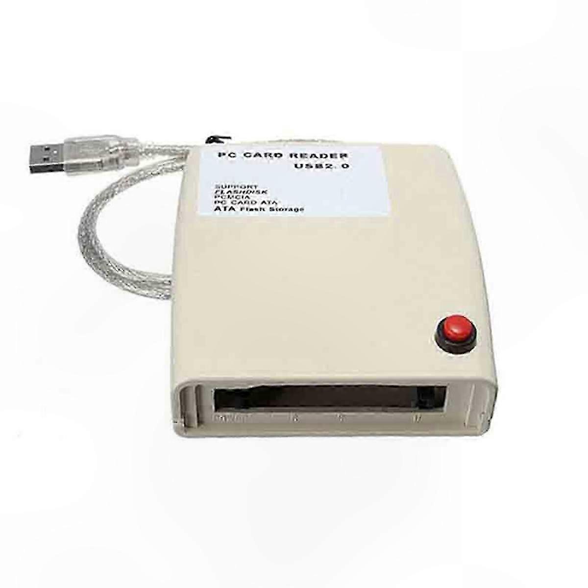 68-Pin PCMCIA Flash Disk Adapter Converter with USB 2.0 Interface Memory Card Reader