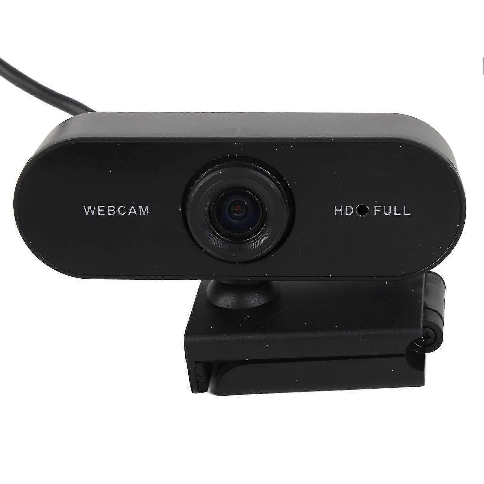 Computer Camera with Microphone 1080P Clear Video Picture Voice Interactive Web Camera for Video Recording Conference