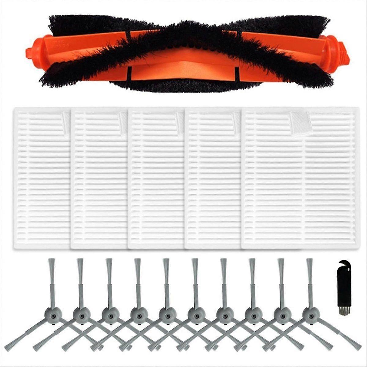 For Lubluelu L20 Honiture V8 Pro Robot Main Side Brush Hepa Filters